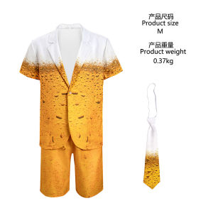 German beer suit adult mens and womens cross-border Halloween cosplay stage performance costumes catwalk gifts