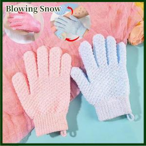 Blowing Bath Gloves Shower Cleaning Bath Glove SPA Foam Rubbing Mud Peeling Exfoliating Gloves Bathing Massage Gloves Bathroom Supplies