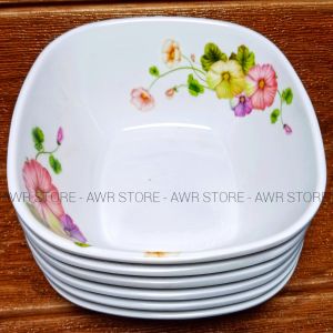 TERMURAH 4PCS MANGKUK KEMBANG MELAMIN 6INC / FOODGRADE DAN SNI / BISA COD