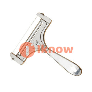 Tôi Biết Máy thái phô mai dây inox máy cắt phô mai Độ dày điều chỉnh được cho công cụ nấu bếp Phô mai mềm nửa cứng cứng
