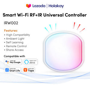 Tuya Smart IR/RF Remote Control with Night Light WiFi Universal Remote Controller Hub Works with Alexa Alice Hey Google