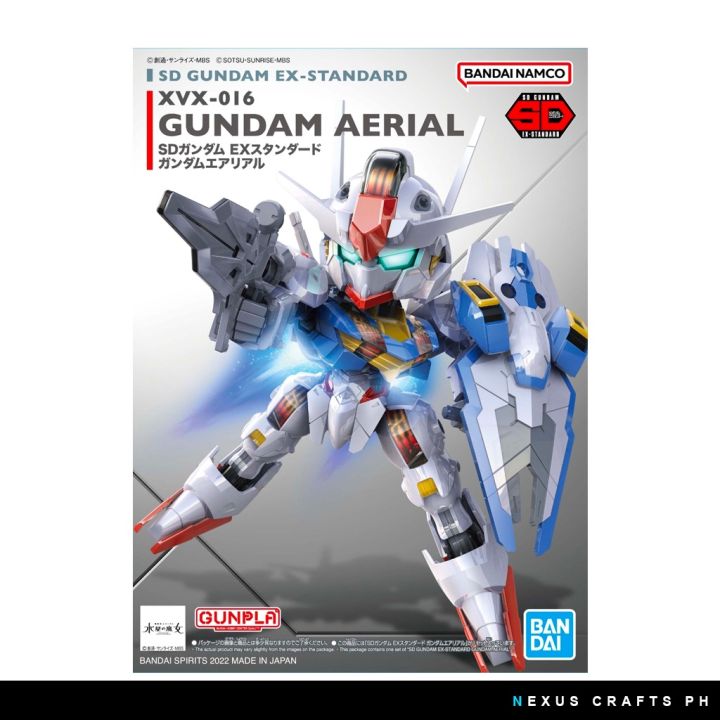 Nexus Crafts PH Bandai SD EX Standard Aerial Gundam Gunpla Toy Scale Model Kit CollectibleAction Figure Lazada PH