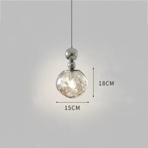 Bauhaus Style Lava Glass Pendant Lighting Fixture High Ceiling Chandelier - Height Adjustable Modern Hanging Light For Kitchen Island Bedroom Dining Coffee Bar