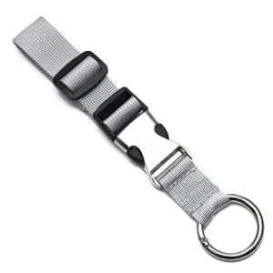 Luggage Straps Metal Key Ring Clips Luggage Strap Jacket Gripper for Suitcases Small Carabiner Clips for Keychains Purse and Travel Accessories Adjustable Secure Metal Buckle Heavy Duty Anti Lost for Suitcase Backpack Travel