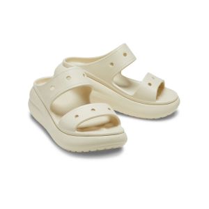 Dép Cross 2 Quai Ngang Đế Cao 7cm HannaKids Cho Nữ Cros Sandal Crush Classic Độn Đế Form Hàn Đi Biển Chống Trơn Trượt