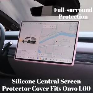 Kail Silicone Central Control Screen Protector Cover for 2026 Onvo L60  Navigation Guard Auto Modification Accessory car durable 9H4B3