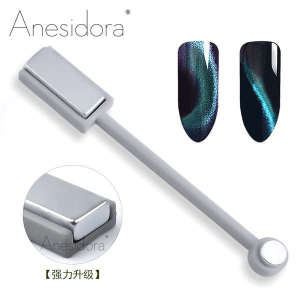 ❤tool magnet thickening plus strong single double round magnet magnet cat#39s eye nail polish☀