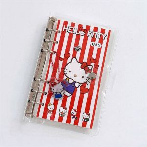 TINGTIAN Transparent Office Planner Book With Pendant Melody Kuromi Diary Journal Spiral Note Book School Handbook Binder Notebook
