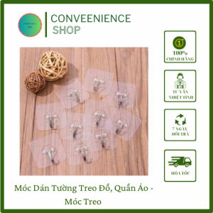 Móc Dán Tường Treo Đồ Quần Áo - Móc Treo Nhà Tắm Nhà Bếp Siêu Dính Chịu Lực- CONVENIECCE SHOP