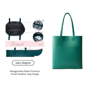 EQ51A KUNING - Tote Bag Kulit Polos