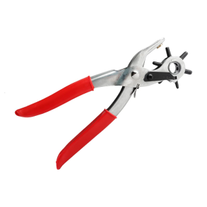 Sturdy Belt Hole Puncher Round Flat Holes High Strengths Steel Sturdy for Long Time Use