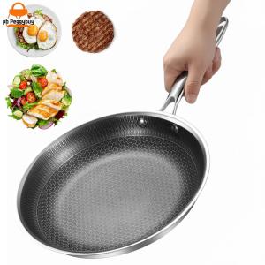 Universal Steak Cooking Pot With Handle Non-Coated Suitable for Fried Egg Steak