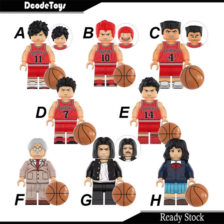 Slam Dunk Lego anime manga comic Sakuragi Hisashi Mitsui Rukawa ...