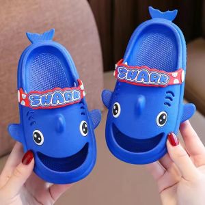 Dép sục Cá Mập hở mũi Dép trẻ em dép chống trơn trượt hoạt hình Baby Shark dễ thương không mùi nhựa (MS56)