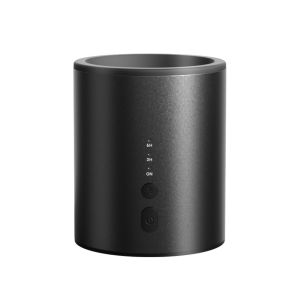 VGMJ USB Plug Wax Melt Heater RGB Light 2-in-1 Metal Wax Heater Practical 3h/6h Timing Electric Aromatic Candle Oil Burner for Aromatherapy Wax