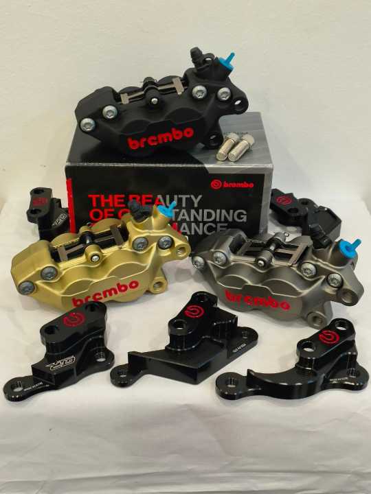 Original Brembo Caliper Pump P4 Front Brake Pump Set Bracket Y15zr 