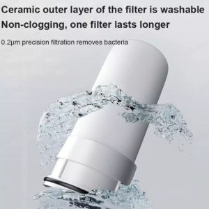 Runvictor Water Purifier Kitchen Universal Faucet Filter Bacteria Removal Washable Ceramic Cartridge Penapis Air