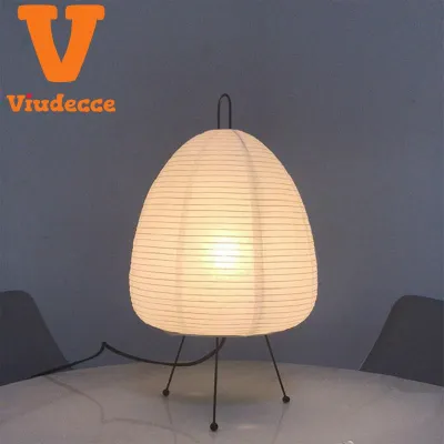 Japanese Rice Paper Lantern LED Table Lamp Living Room Bedroom Bedside Study Hotel Homestay Tripod Floor Lamp