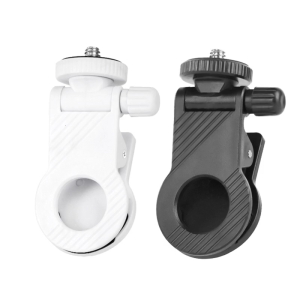 Mini Clip Fixed Camera Flash Holder Clip 1/4 Screw Mount Clip for Video Live Stream Folding Cellphone Fill Light Clip