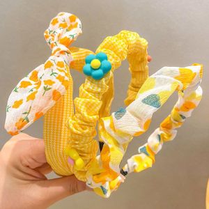 ที่คาดผมกันลื่นลายการ์ตูนน่ารักสำหรับเด็ก 3 ชิ้น