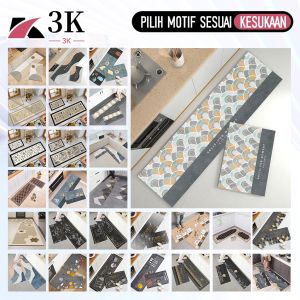 (3K) Keset Dapur 2in1 (1 Set Isi 2 Pcs) 40x60CM & 40x120CM PREMIUM Anti Slip / Kitchen Floor Mat
