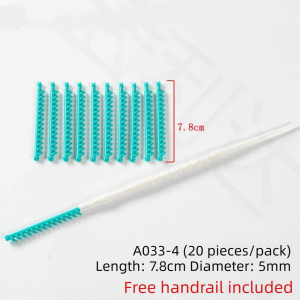 IFFINE 20/30Pcs Có Kẹp Que uốn tóc ở chân tóc Tóc mái tạo độ phồng Lông xù Thanh uốn tóc  Đường kính 2.3/3.3/4/5mm Bộ dụng cụ uốn tóc Salon