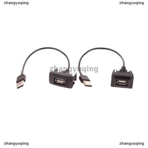 [COD] zhangyuqing Car Dashboard Flush Mount USB Panel Extension Cable Adapter Socket For Vigo RAV4 Toyota Vios Levin