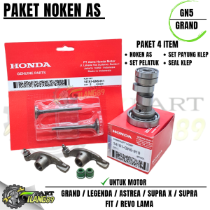 Paket 4item noken as supra x + pelatuk klep + payung klep + seal klep grand supra x lagenda supra fit revo lama