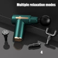 USB mini rechargeable fascia gun. Massage gun. Fascia gun electric massager. Relieve muscle massage. 
