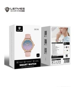 LENYES LW244 1.2  Sport Health Monitoring Wireless Magnetic Smartwatch Touch Screen Jam Tangan