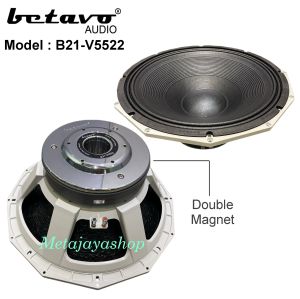 Speaker Componen Betavo B21-V5522 Double Magnet Komponen Speaker B21V5522