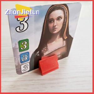 zhanjietun แท่นวางการ์ดเกม50ชิ้นสำหรับเกมกระดานพลาสติก