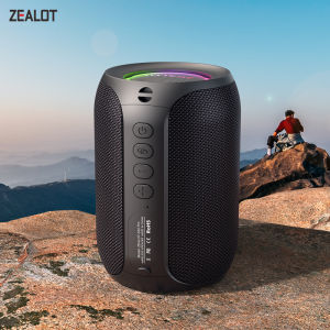 ZEALOT-S32PRO Powerful Bluetooth Speaker Bass Wireless LED Light Outdoor Speakers Subwoofer Waterproof Sound Box Support2026