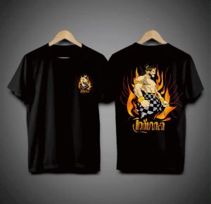 kaos tari topeng wayang bima katun kombet premium dewasa big size jumbo adem nyaman murah tebal