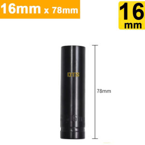 Đầu khẩu vặn bulong chân 1/2 cho máy siết bulong và tay khẩu đủ kích thước dài 78mm( 8-10-14-16-21-24)mm