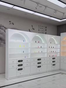 xpkQ Nordic Creative Nail Salon Display Cabinet Modern Designer Storage Display Cabinet Beauty Salon Cosmetic Display Furniture FYMC Q3P9R