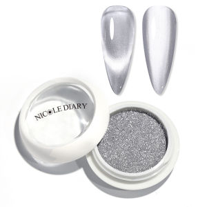 BORN PRETTY NICOLE DIARY 0.2g/Box Cat Magnet Nail Glitter Powder Shiny Glitter Cat Magnet Gel Polish Chrome Pigment Dust For Nail Decoration