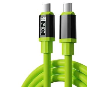 Fast 240W Charging Cable 1.5M Reinforced Silicone Wide Devices Compatibility Fast Charging and Data Transfer
