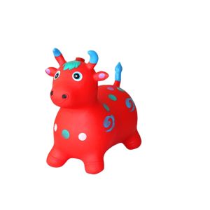 Animal Jumping Hewan Sapi Kuda Fitur Musik Lampu Pompa Injak SNI Mainan Olahraga Anak