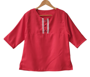 Os - New Blouse / Shirt wanita / Blus Jumbo / Baju Fashion Cewek / Atasan Blouse Jumbo Meggie Renda