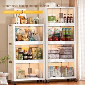 Neatly Organize Your Living Room with this Stylish Storage Cabinet