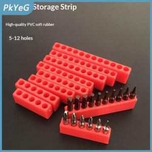 PkYeG 1pcs 4-32 lỗ 1 4 chủ Screwdriver hộp lưu trữ Hex Shank Screwdriver nhựa lưu trữ screwdriver bit chủ