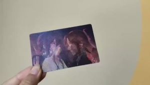 1Pcs Anime Heaven OfficialS Blessing 3D Card Tian Guan Ci Fu Xie Lian Hua Cheng Double Sided Printing Cards Kids Toys Birthday gift