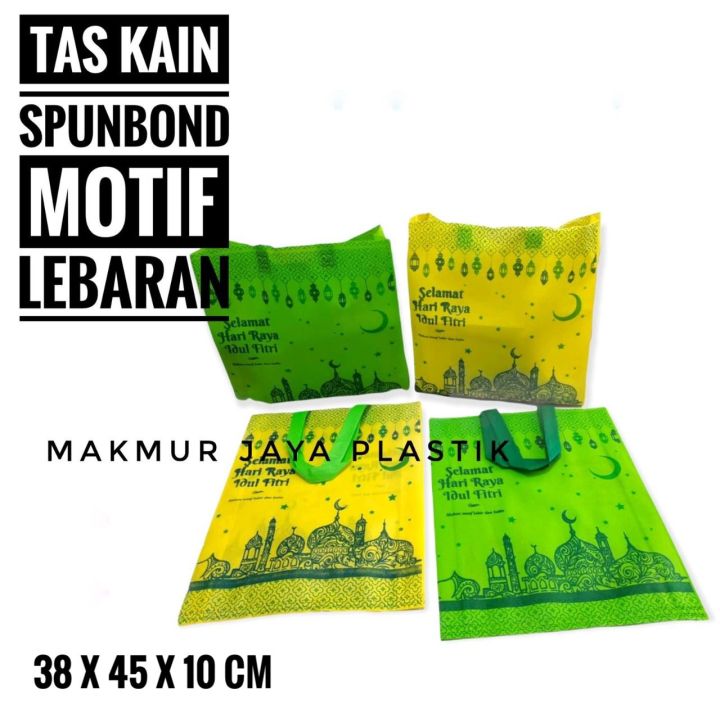 TAS SPUNBOND LEBARAN GOODIE BAG PARCEL BINGKISAN IDUL FITRI MURAH