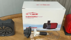Máy Bơm bể cá cảnh TX-1000 -2000-3000-4000-5000-6000 màu đỏ đen siêu êm thiết kế đẹp cho hồ cá