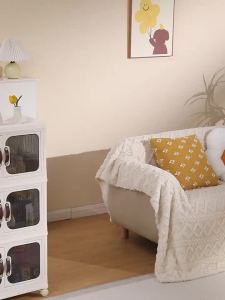 Toy Storage Box Container Storage Box Toy Box Toy Rack Cabinet Toy Boxes & Organisers Convenient Mobile Trolley Storage Rack