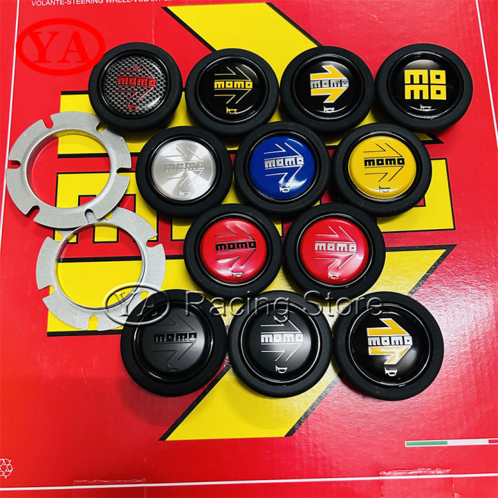 Universal MOMO Racing Drift Rally Steering Wheel Horn Push Cover Button ...