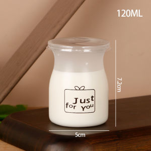 Jar Plastik Susu jar Puding jelly + tutup (10PCS) Cup Yogurt Cup susu