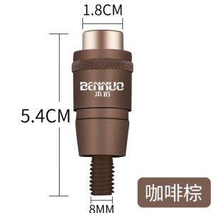 ข้อต่อหัวสวิงตักปลา ชุดข้อต่อปลดไว ปลดเร็ว แบบลูกปืน สี ดำ / แดง / น้ำเงิน / น้ำตาล  (มีสินค้าพร้อมส่งในไทย)