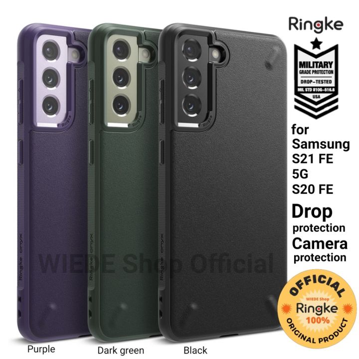Case Samsung Galaxy S21 FE 5G S20 FE RINGKE Onyx Softcase